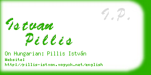istvan pillis business card