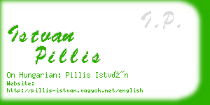 istvan pillis business card